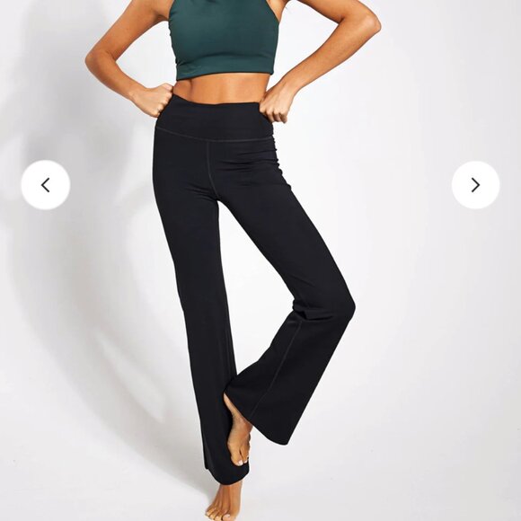 Girlfriend Collective Compressive Flare Leggings-MOSS Size Small (NWT) - Picture 5 of 11